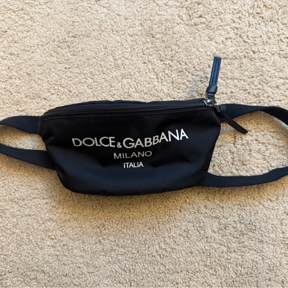 Dolce & Gabbana Black Belt Bag